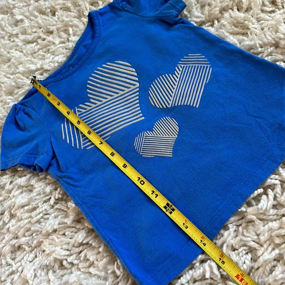 Circo Girl Heart Top Size 4T Blue